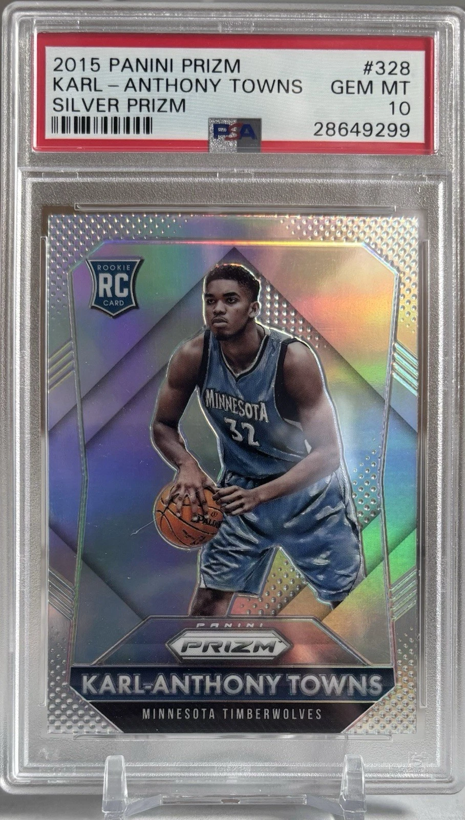 2015 Panini Prizm Karl-Anthony Towns #328
