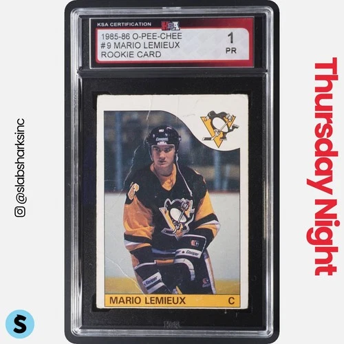 1985 O-Pee-Chee Mario Lemieux #9