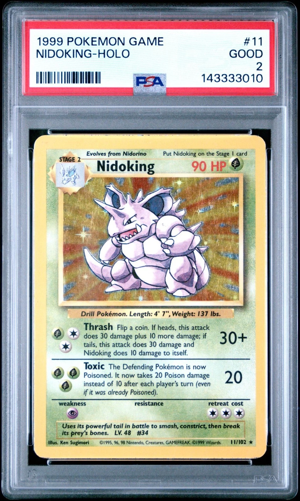 Nidoking Base Set 2 #11