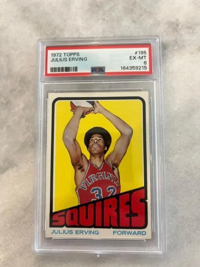 1972 Topps Julius Erving #195
