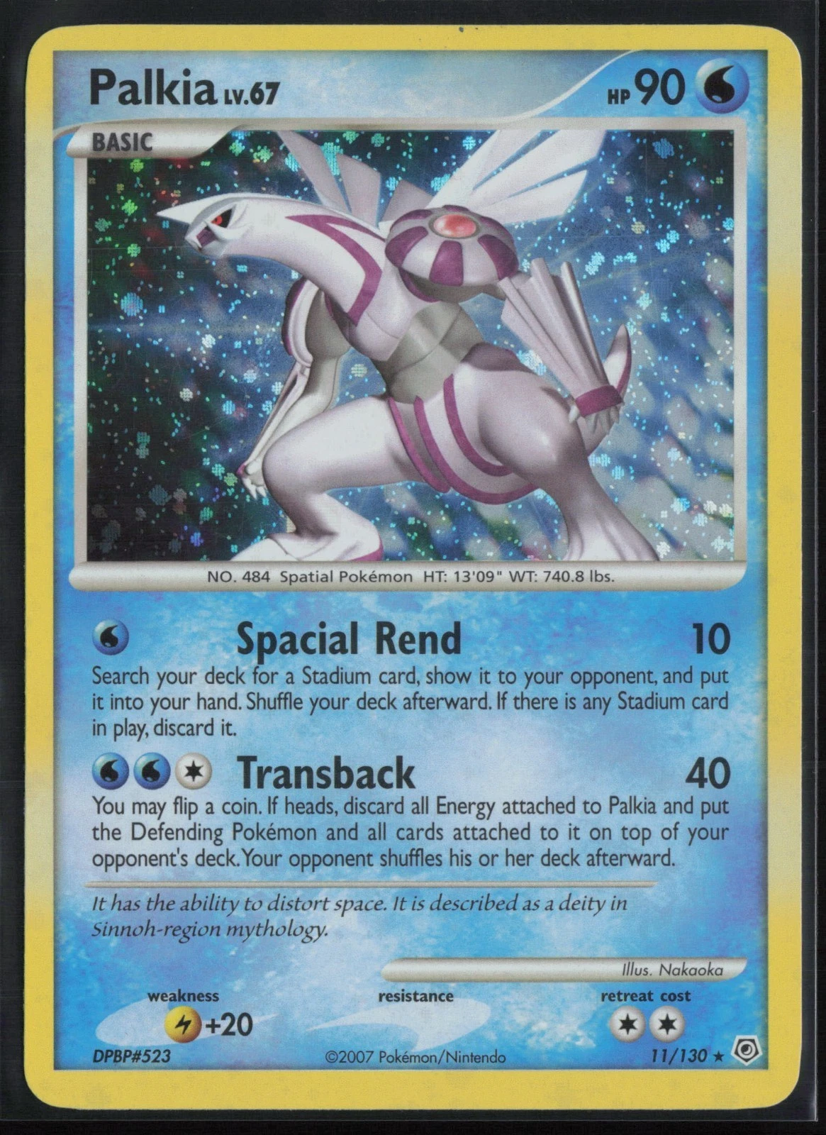 Palkia Diamond & Pearl #11