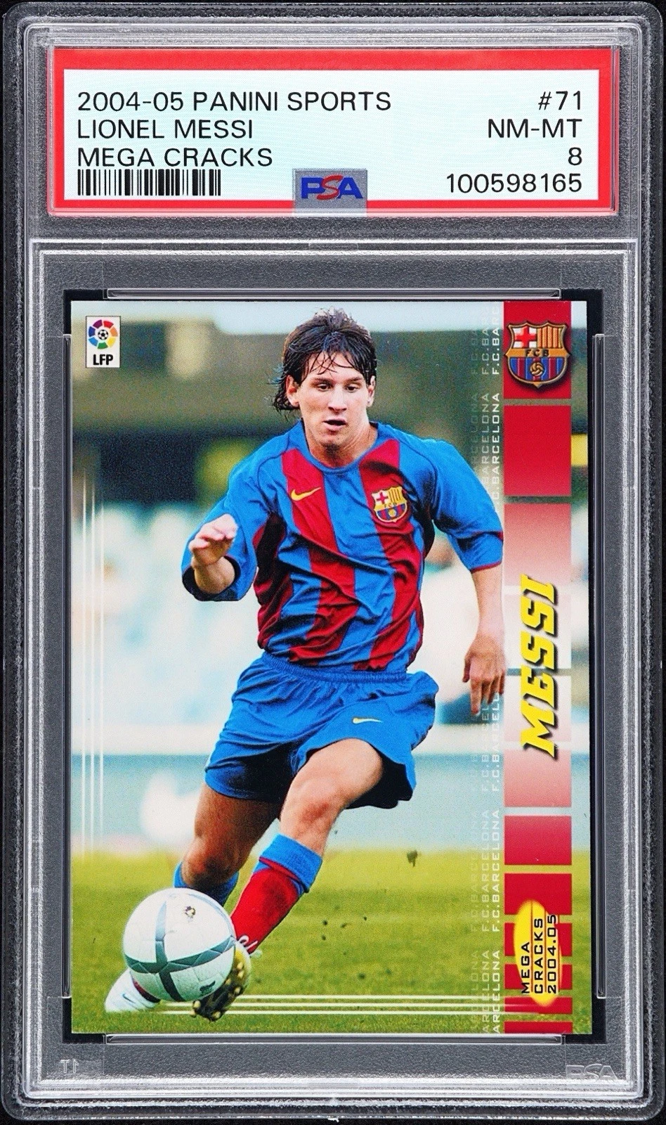 2004 Panini Mega Cracks Lionel Messi #71