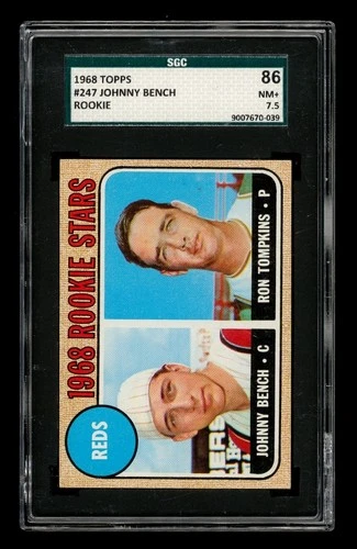 1968 Topps Johnny Bench #247