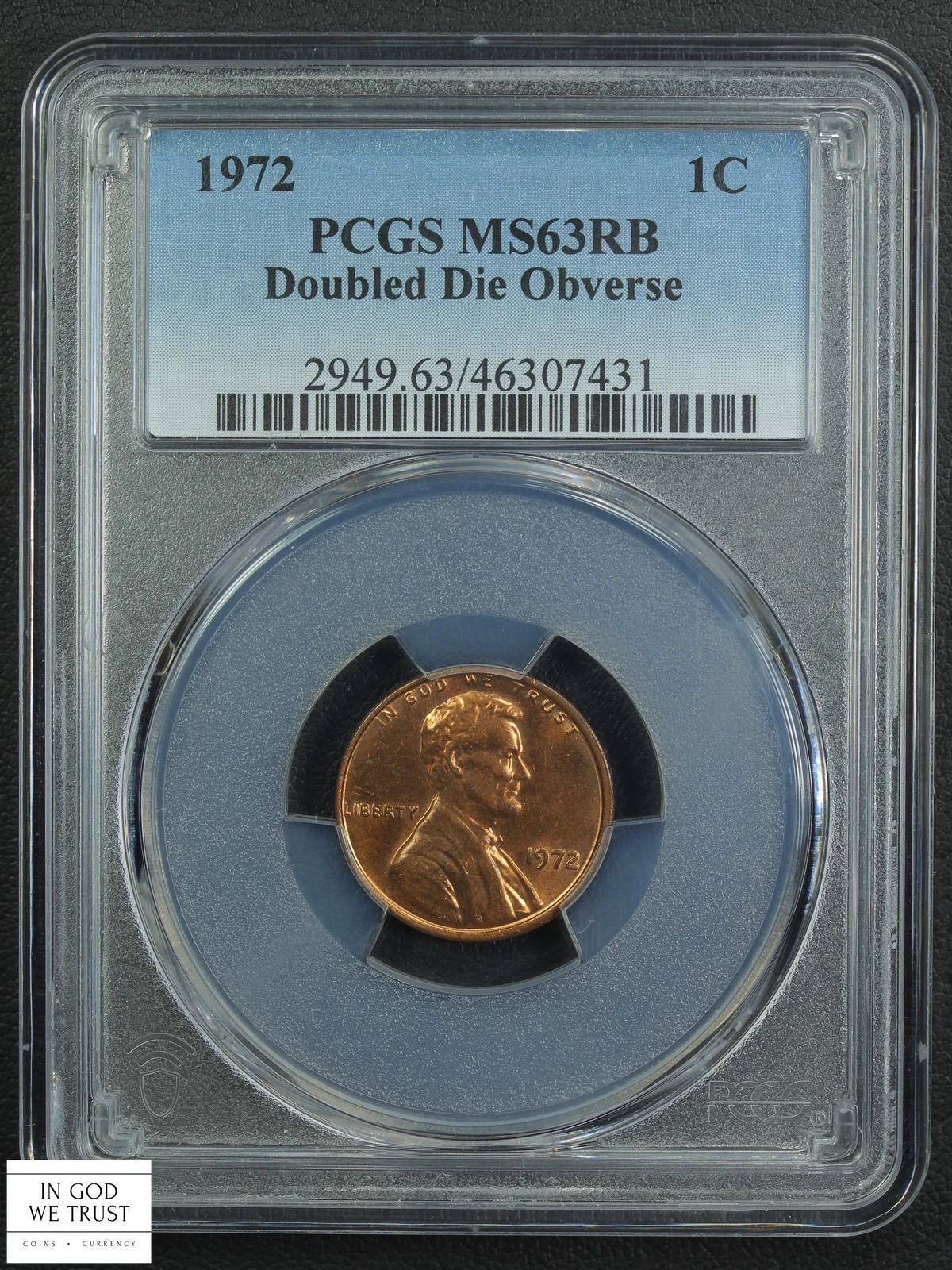 1972 Doubled Die Lincoln Cent