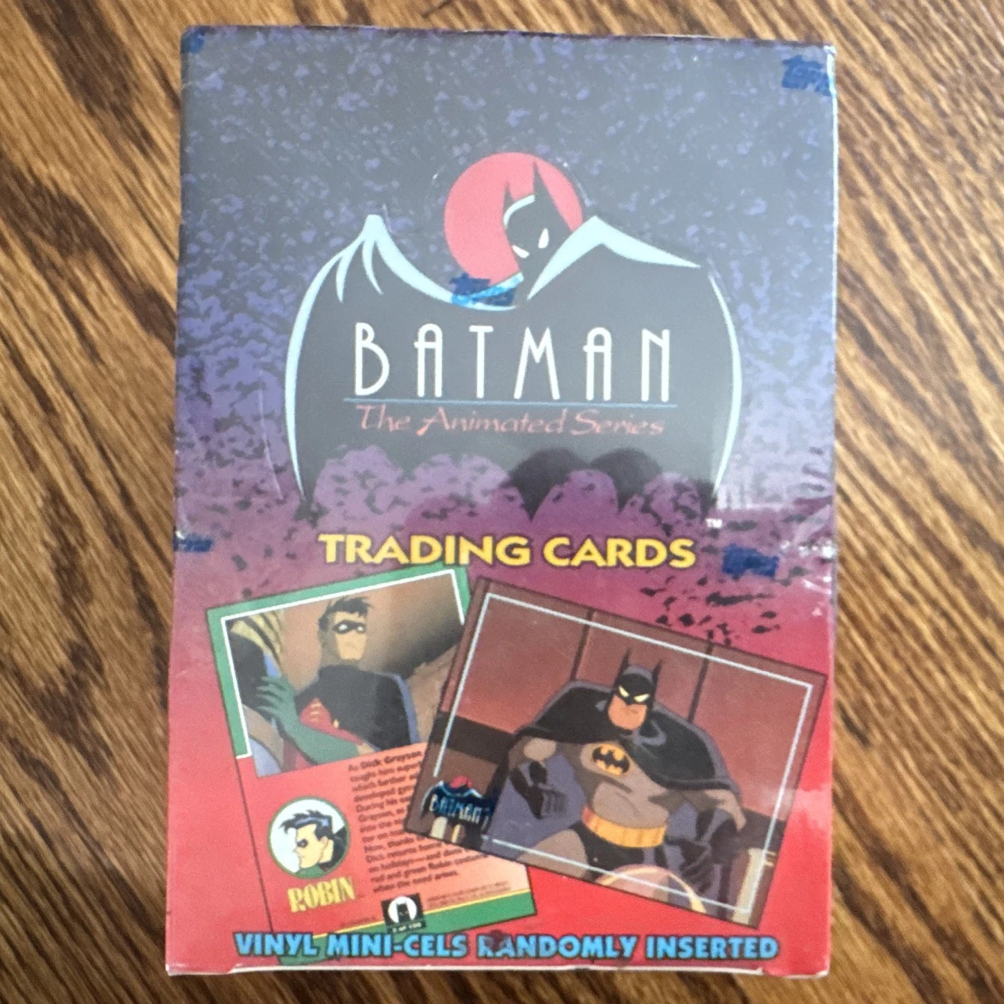 1993 Topps Batman The Animated Series Trading Cards Box