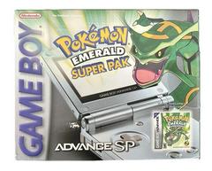 Game Boy Advance SP [Pokemon Emerald Super Pak] (GameBoy Advance)
