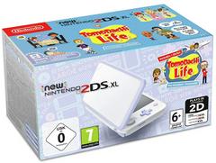 New Nintendo 2DS XL White + Lavender Tomodachi Life Pre-installed (PAL Nintendo 3DS)