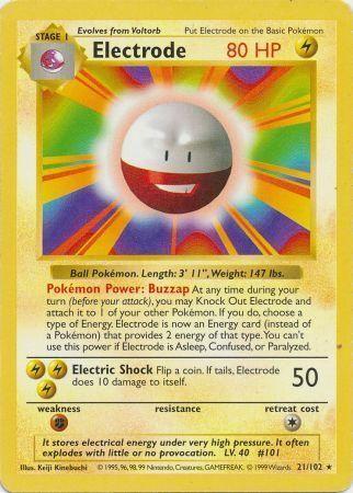 Electrode (Base Set) #21 Shadowless