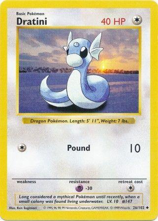 Dratini (Base Set) #26 Shadowless