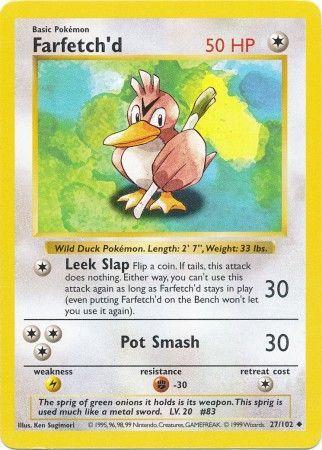 Farfetch'd (Base Set) #27 Shadowless