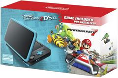New Nintendo 2DS XL Black + Turquoise Mario Kart 7 Pre-Installed (Nintendo 3DS)