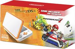 New Nintendo 2DS XL White + Orange Mario Kart 7 Pre-installed (Nintendo 3DS)