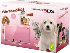 Nintendo 3DS Coral Pink Nintendogs + Cats Bundle (PAL Nintendo 3DS)
