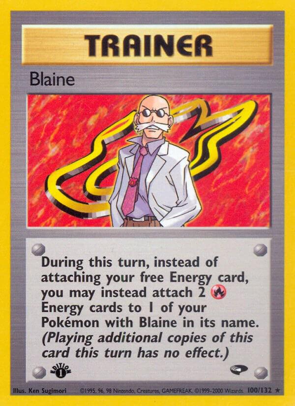 Blaine (Gym Challenge) #100 1st Edition