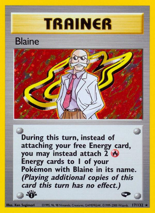 Blaine (Gym Challenge) #17 1st Edition