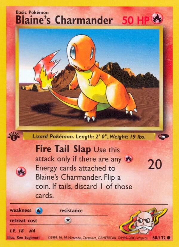 Blaine's Charmander (Gym Challenge) #60 1st Edition