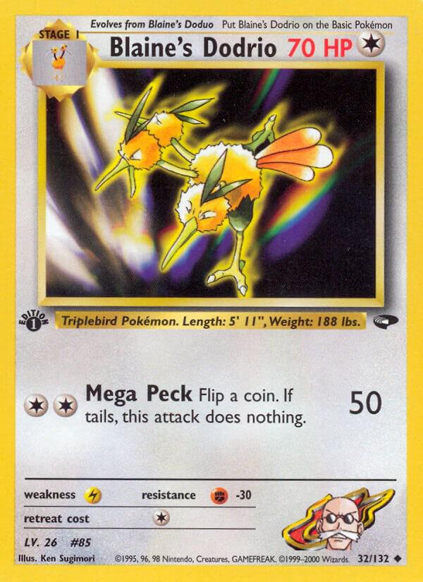Blaine's Dodrio (Gym Challenge) #32 1st Edition