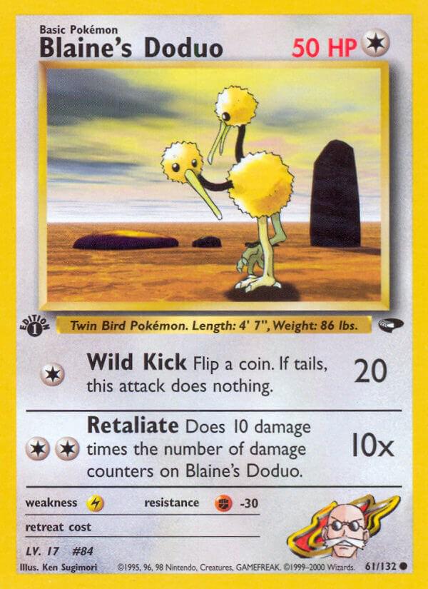 Blaine's Doduo (Gym Challenge) #61 1st Edition