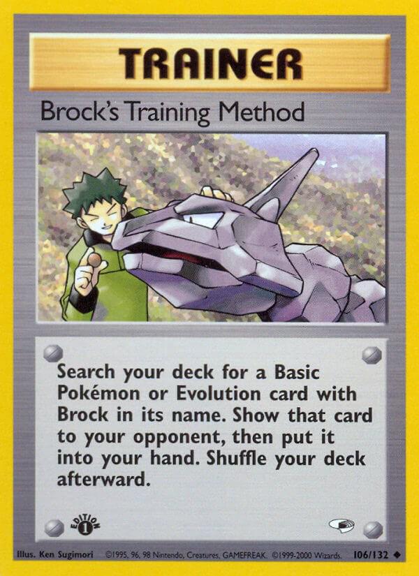 Brock's Training Method (Gym Heroes) #106 1st Edition