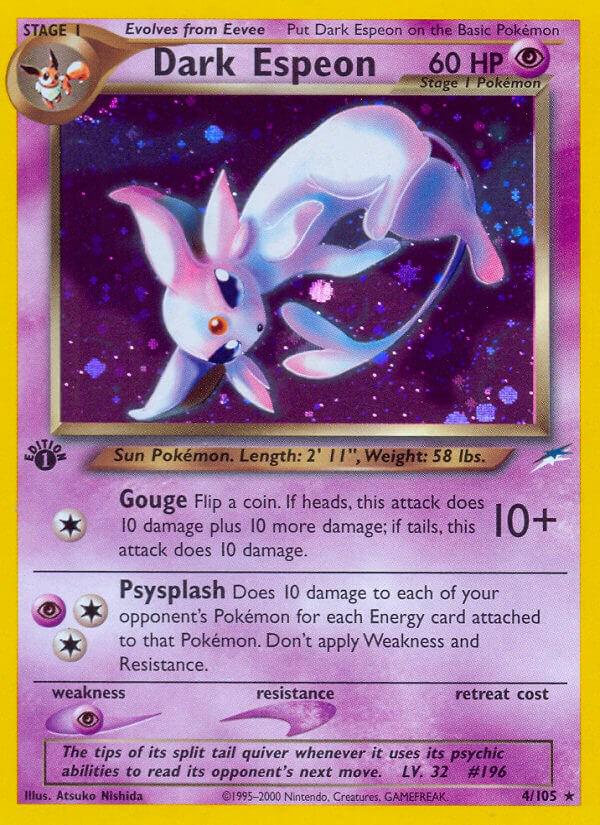 Dark Espeon (Neo Destiny) #4 1st Edition