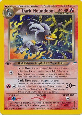 Dark Houndoom (Neo Destiny) #7 1st Edition
