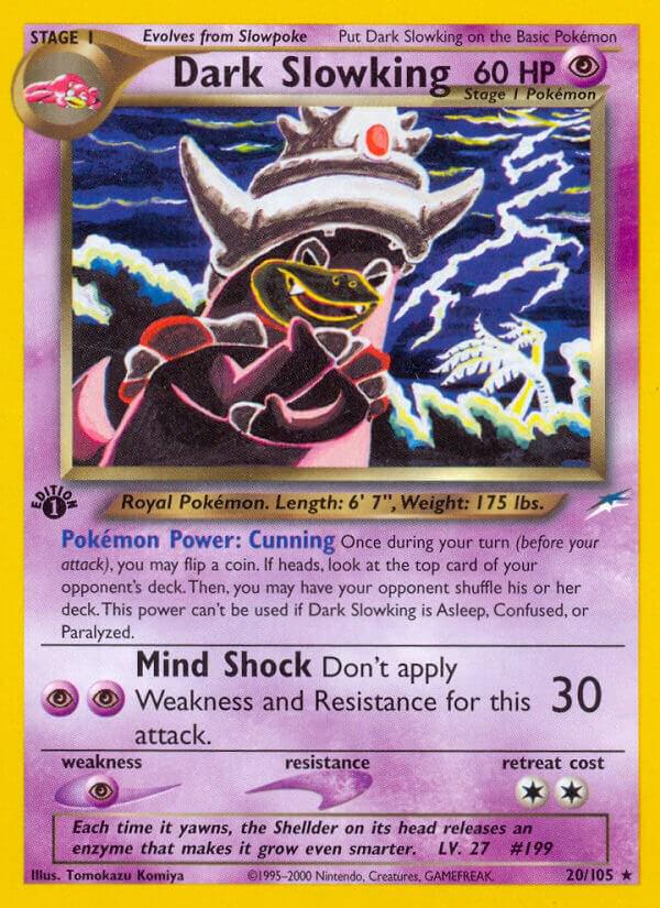Dark Slowking (Neo Destiny) #20 1st Edition