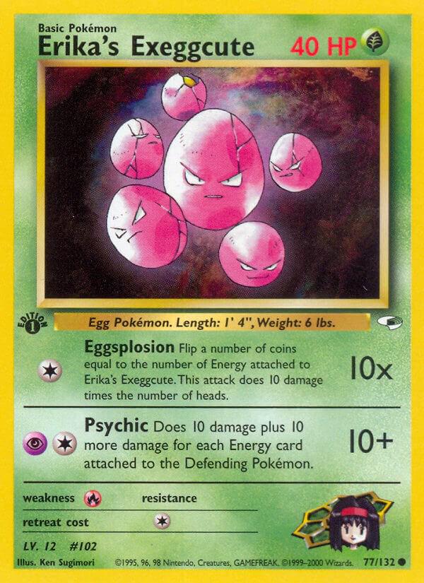 Erika's Exeggcute (Gym Heroes) #77 1st Edition