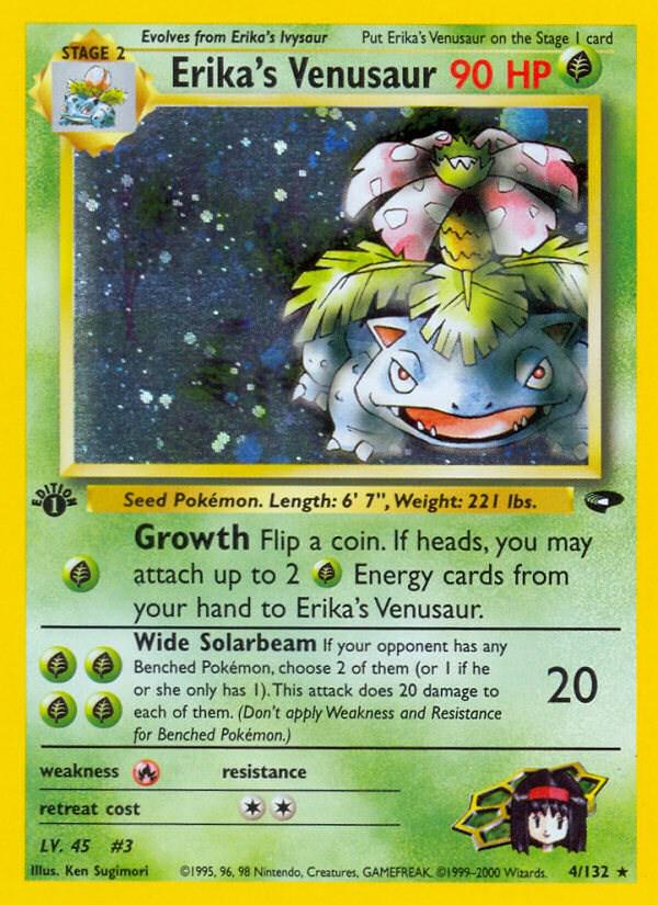 Erika's Venusaur (Gym Challenge) #4 1st Edition