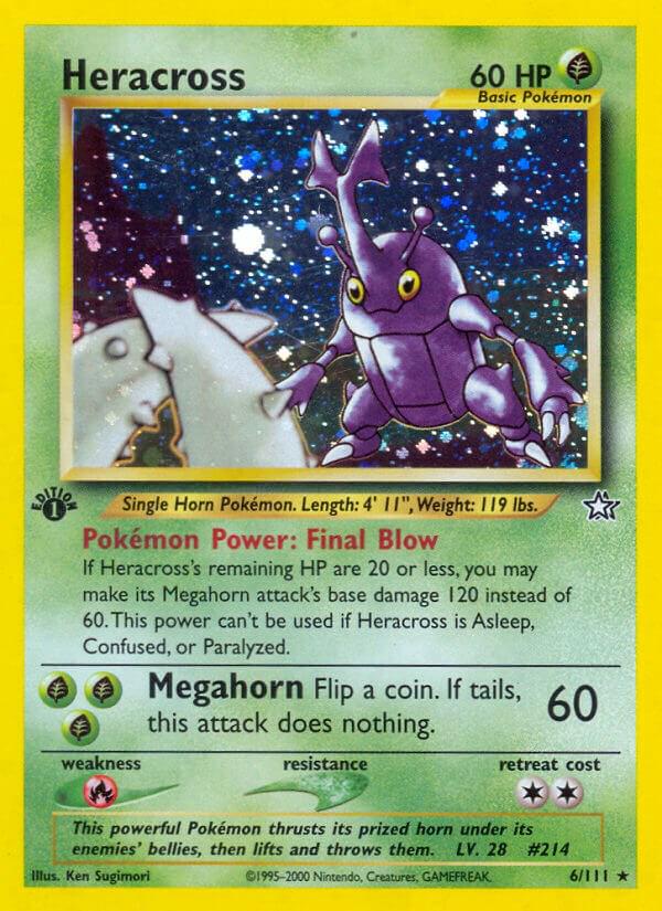 Heracross (Neo Genesis) #6 1st Edition