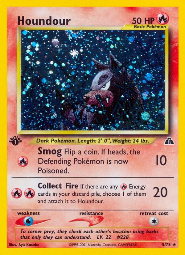 Houndour (Neo Discovery) #5 1st Edition