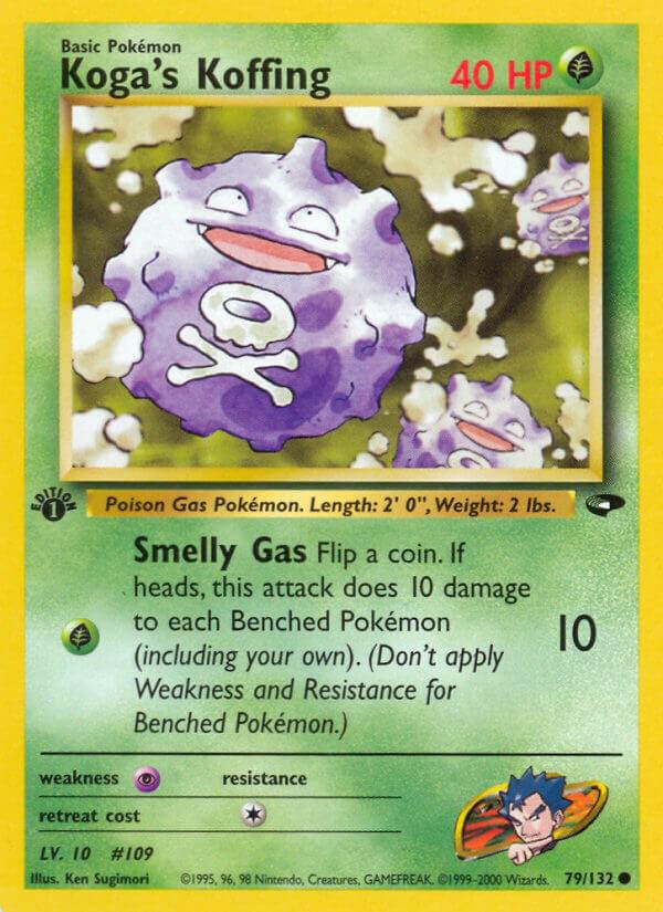 Koga's Koffing (Gym Challenge) #79 1st Edition