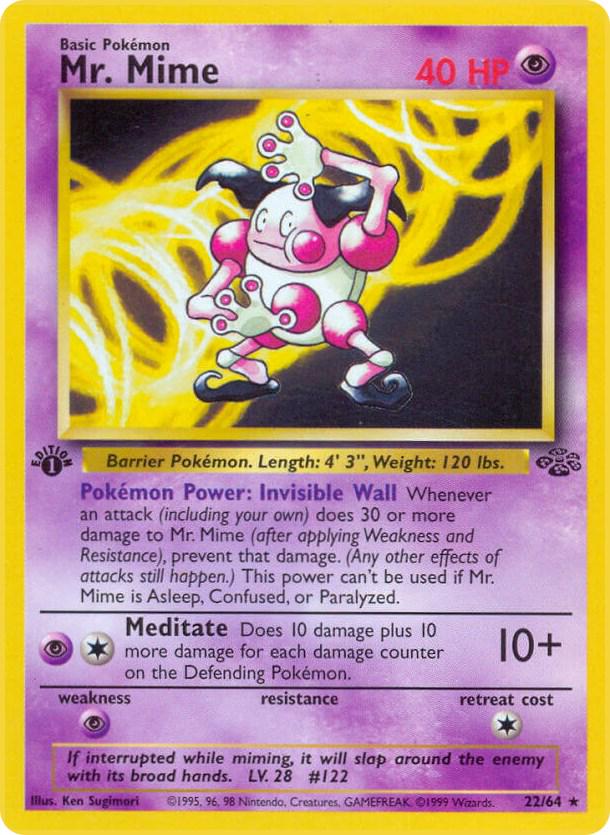 Mr. Mime (Jungle) #22 1st Edition
