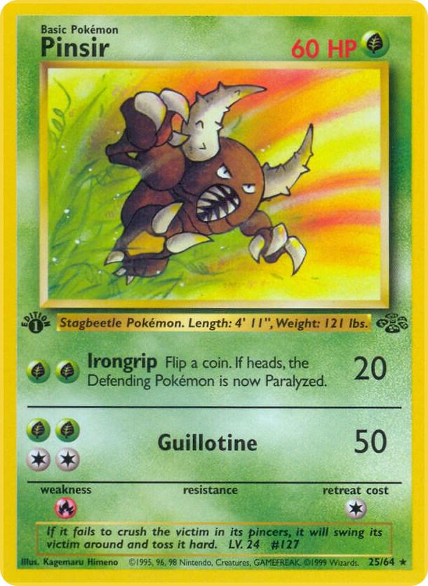 Pinsir (Jungle) #25 1st Edition