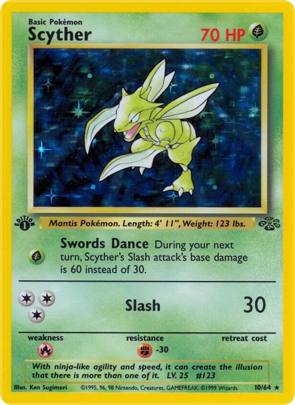Scyther (Jungle) #10 1st Edition