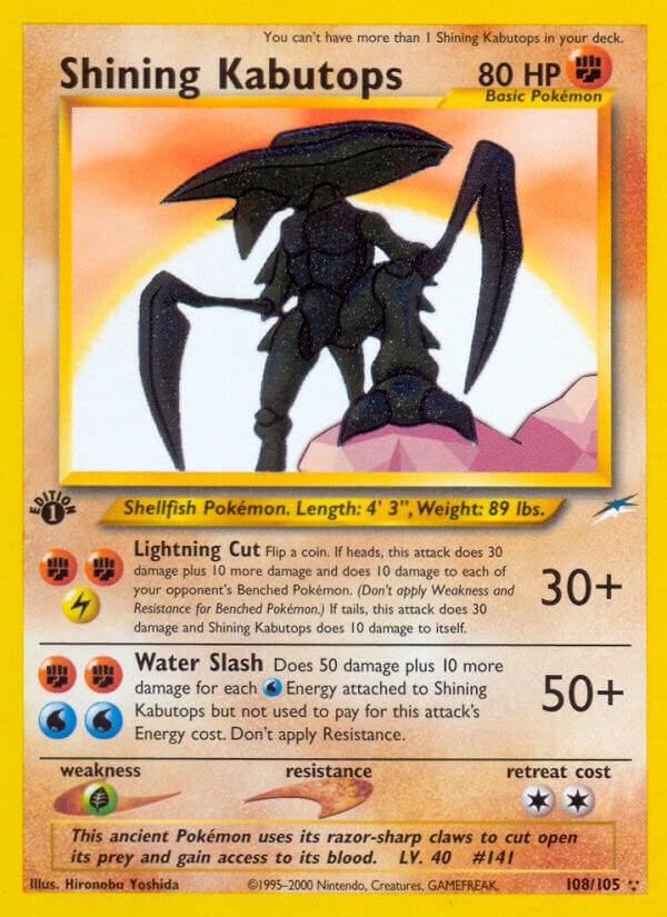 Shining Kabutops (Neo Destiny) #108 1st Edition