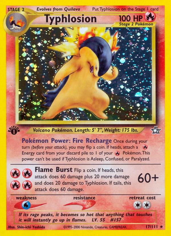 Typhlosion (Neo Genesis) #17 1st Edition