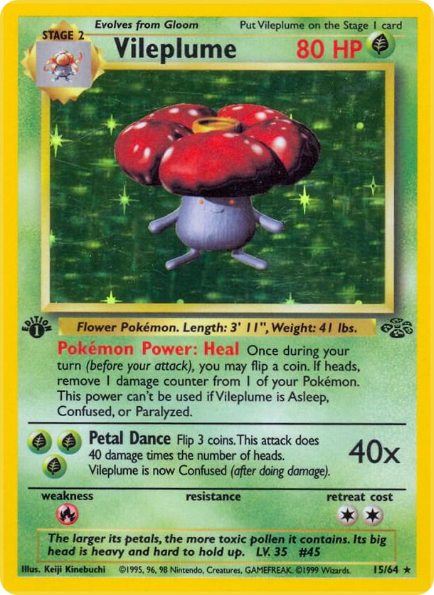 Vileplume (Jungle) #15 1st Edition