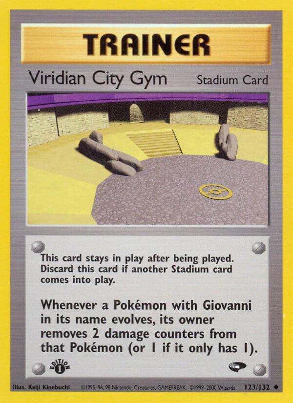 Viridian City Gym (Gym Challenge) #123 1st Edition
