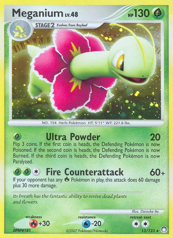 Meganium (Mysterious Treasures) #13 Reverse Holo