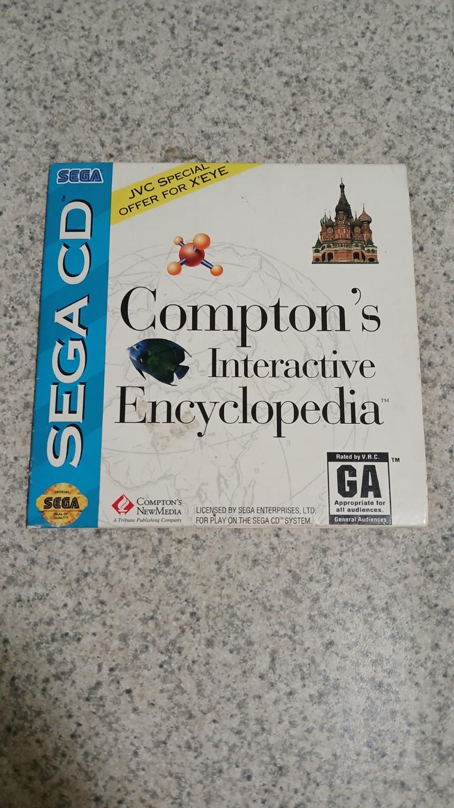 Compton's Interactive Encyclopedia Not for Resale (Sega CD)