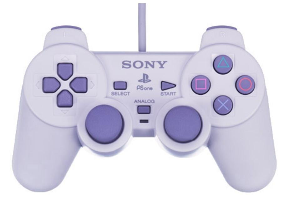 PSOne Dualshock Controller Light Gray (JP PlayStation)