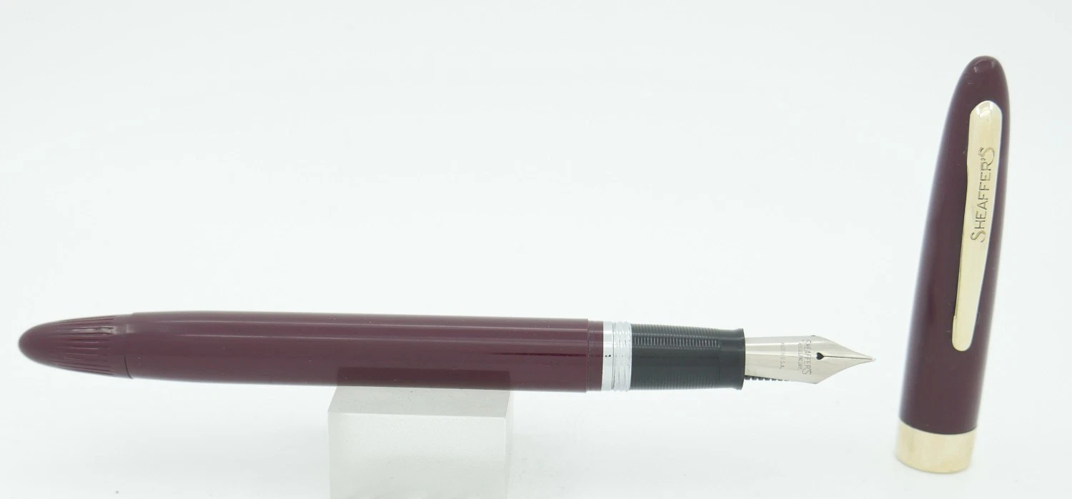Sheaffer Snorkel Fountain Pen Burgundy (1952)