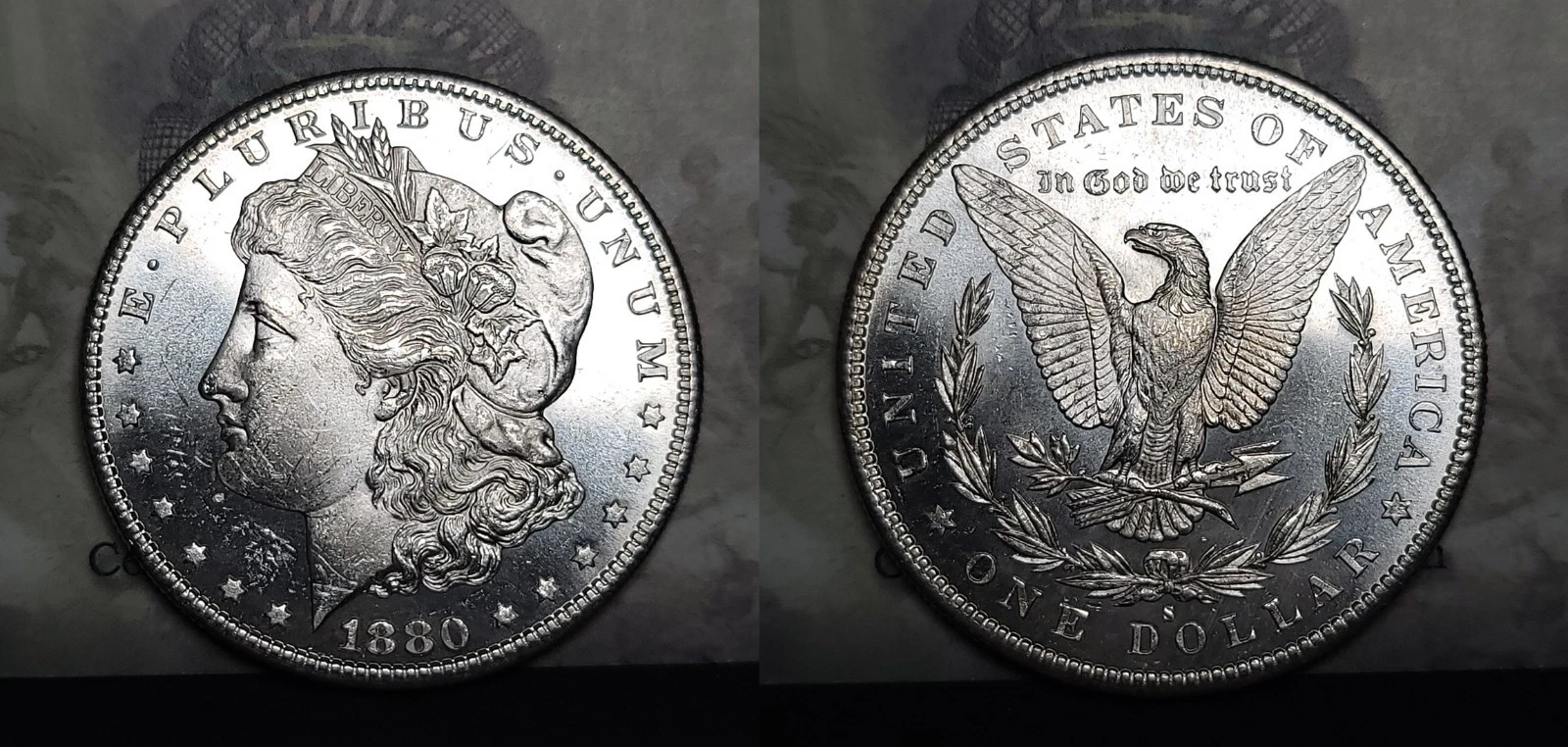 1880-S Morgan Silver Dollar