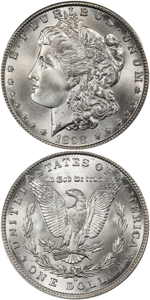 1898-O Morgan Silver Dollar
