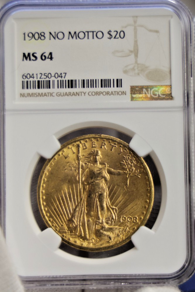 1908 No Motto Saint-Gaudens