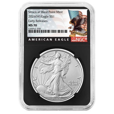 2026 (W) $1 1-oz American Silver Eagle (Random Year, Varied Label)
