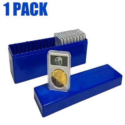 Coin Storage Box Display Collection Case for 20 PCGS NGC PCCB PMGab Slab Coin Holders