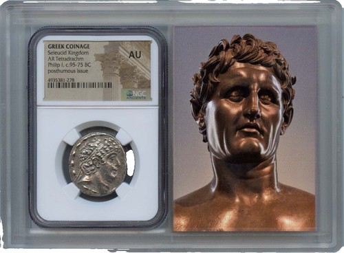 CRUSADERS Tripoli Bohemond VII 1275-1287 AD, Knights Templar Gros Coin, NGC AU