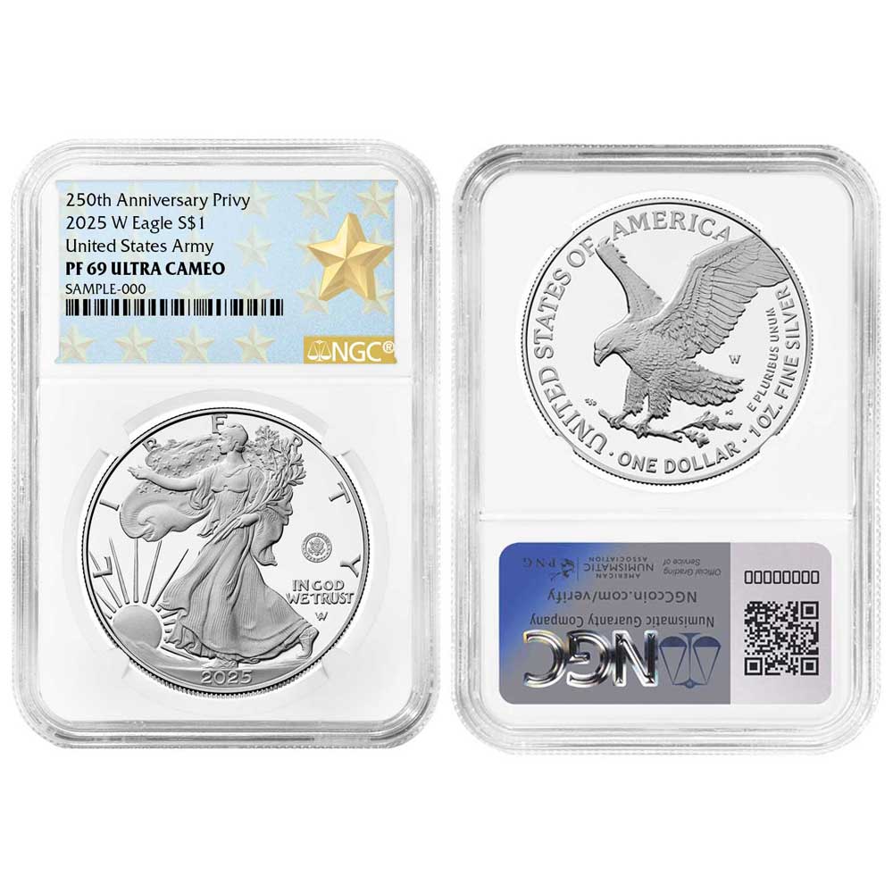 Low mintage 2025 (W) $1 American Silver Eagle