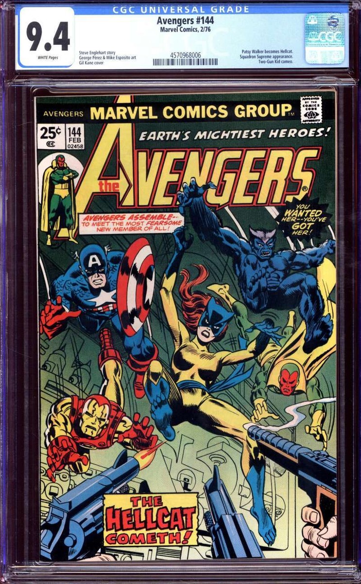 AVENGERS #144 WHITE PAGES PATSY WALKER BECOMES HELLCAT
